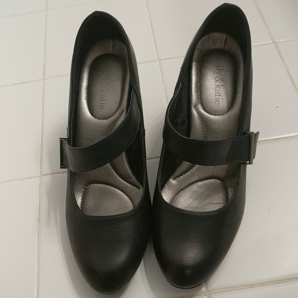 Kelly & Katie black heels